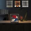 Basketball Display Case with LED Light | UV Protection & Wooden Base - Image 3