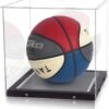 Basketball Display Case with LED Light | UV Protection & Wooden Base - Image 4