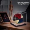 Basketball Display Case with LED Light | UV Protection & Wooden Base - Image 5